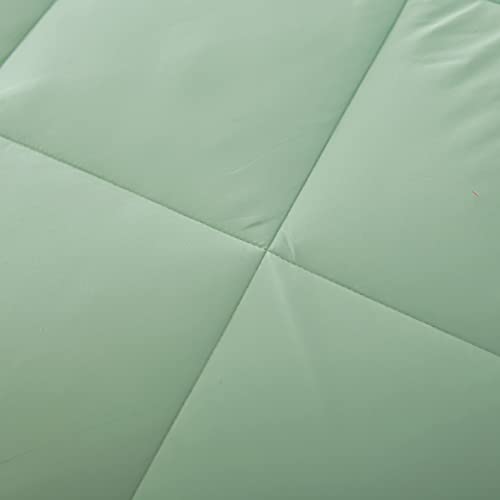 Zuexvofy Comforter Set Queen Size Bedding Solid Color Soft Microfiber Lightweight Washable Comforters With 2 Pillow Shams,Bedroom Duvet Insert With Corner Tabs.(Sage Green) #TOP6