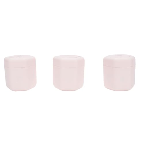 3pcs Travel Containers, Reusable Leak Proof Magnetic Jars with Wide Mouth, for Body Wash Lotion Shower Gel3