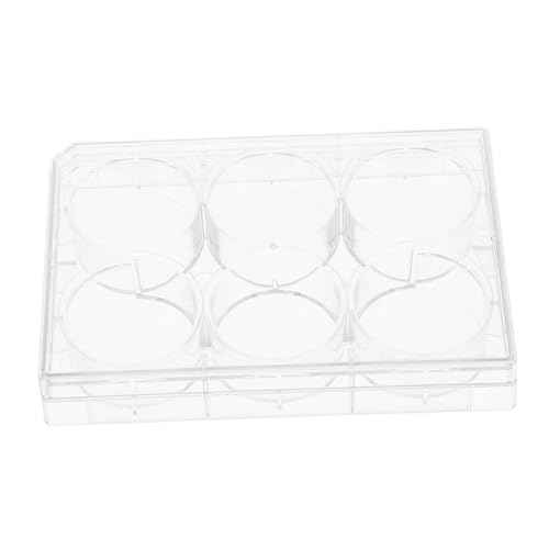 OSOLADY Culture Plate Agar Science Kit Mushroom Petri Dish Cell Culture Dish Laboratory Experiment Microscope Petri Dish Culture Tray for Lab Transparent Polystyrene