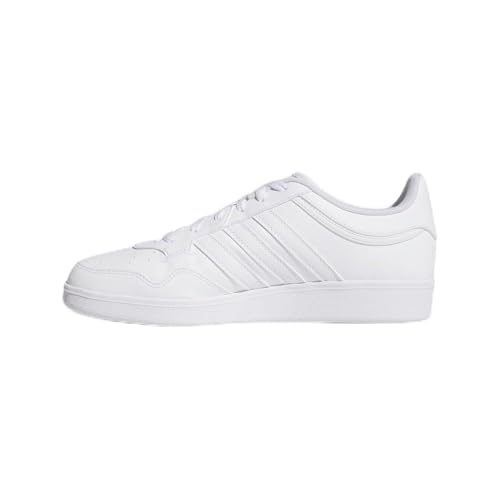 adidas FTWWHT/CBLACK Unisex Hoops 4.0 FTWR whiteFtwr Core 13 US, White/White/Black, Wide Men