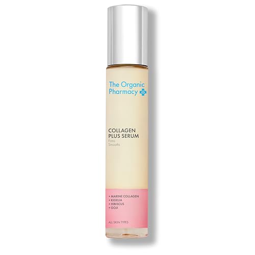 Image of The Organic Pharmacy Collagen Plus Serum, 35ml, Anti-Wrinkle, Firms, Restores Elasticity, With Marine Collagen, Goji Berry, Hibiscus, Kigelia, Clinically Proven To Boost Collagen And Reduce Wrinkles