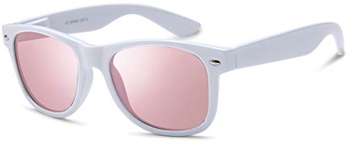 Hatstar Nerd Occhiali da sole da uomo a specchio