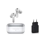 Samsung Galaxy Buds4 Pro, Écouteurs Bluetooth sans Fil, Son Hi-FI de qualité Studio, Double Haut-Parleur, Appels Ultra clairs, Audio 360, Réduction de Bruit Adaptative, Chargeur Secteur Inclus, Blanc