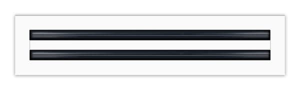 BUILDMART - 18x4 Modern AC Vent Cover - Decorative White Air Vent - Standard Linear Slot Diffuser - Register Grille for Ceiling, Walls & Floors - Texas