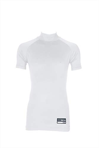 XANAX(ザナックス) 野球 アンダーシャツ ハイネック 半袖 BUS-573 ホワイト O 日本製