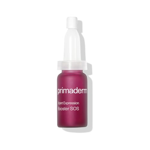 Primaderm Expression Booster S.O.S. - Tratamiento Facial Antiarrugas, Efecto Botox-like y Luminosidad - Todo Tipo de Piel - 2 x 10 ml