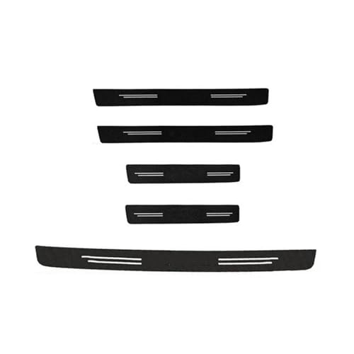 Autocollant de voiture pour Opel Meriva : bande de protection pour porte et coffre (5 pièces)