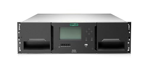 Hewlett Packard Enterprise Storage MSL3040 Tape Library 1x MSL LTO-9 SAS Drive 20x LTO-9 45TB Data Cartridges (HPE Smart Choice P77037-B25)