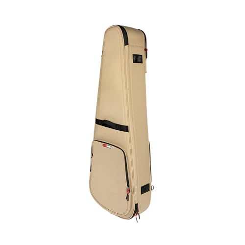 Image of Gator Cases ICON Series Premium Weather Resistant Gig Bag for Acoustic Guitars with TSA Luggage Lock-Friendly Zipper Pulls; Khaki (G-ICONDREAD-KHK)