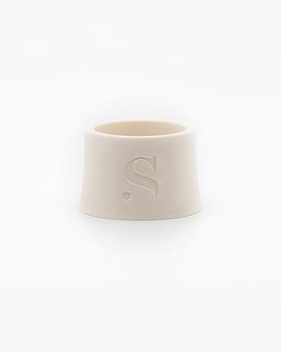 Image of Syos Tenor Saxophone Ligature Arctic White, Great Fit for Syos Mouthpieces and Compatible with Tenor Sax Rubber Mouthpieces