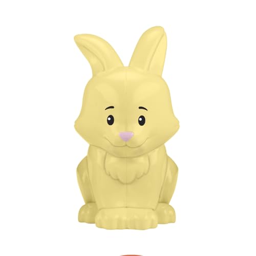Figurine lapin jaune rechange maison de poupée Fisher-Price Little People HWB29