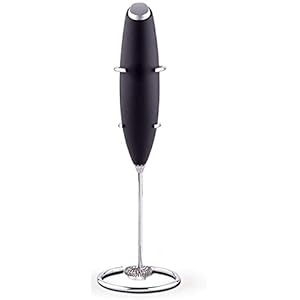 DELFINO Milk Frother Handheld Electric Foam Maker for Latte Coffee Cappuccino Matcha Hot Chocolate Durable Drink Mixer…
