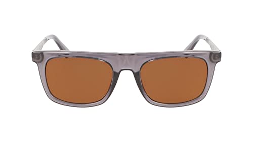 CALVIN KLEIN JEANS Men's Sunglasses CKJ22603S - Grey with Brown Orange Mirror Lens