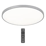 Artika Jupiter LED 23" Flush Mount Ceiling Light with Remote Ideal for Bedroom, Hallway, Kitchen, 2600 Lumens Tunable White Technology Featuring 3 Color Temperatures in One 3000-4000-5000 Kelvin