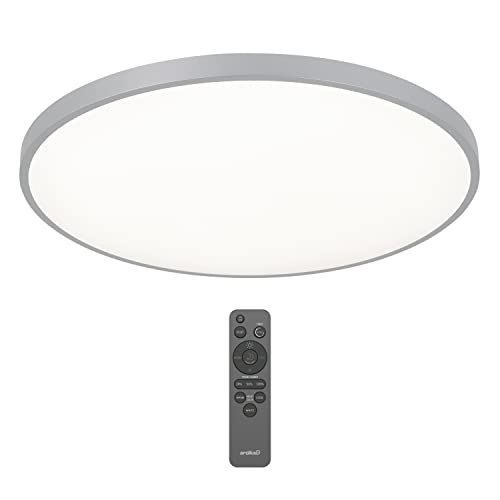 Artika Jupiter LED 23" Flush Mount Ceiling Light with Remote Ideal for Bedroom, Hallway, Kitchen, 2600 Lumens Tunable White Technology Featuring 3 Color Temperatures in One 3000-4000-5000 Kelvin