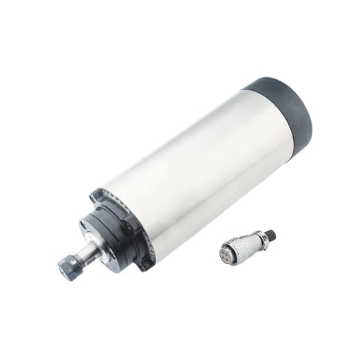 Spindle 1.5kw ER11 Air-Cooled Spindle 220V/380V 4 Bearing 24000rpm for CNC Router Woodworking Engraving Milling Tools(1.5kw ER11 380V)