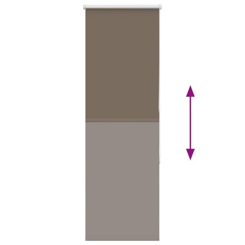Store occultant café 50x150cm bloque la lumière et assure une intimité totale - 6