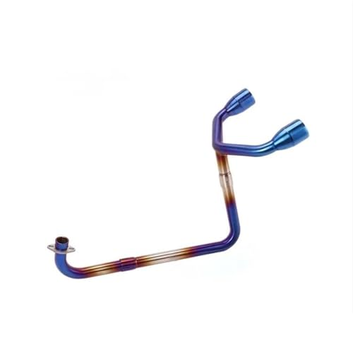 Adaptateur têtes de tuyau d'échappement double sortie 51mm pour look et flux racing