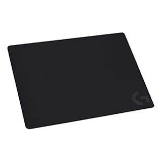 Logitech G G240 Gaming Mouse Pad in tessuto, Ottimizzato per i Sensori da Gioco, Attrito Moderato, Antiscivolo, Accessori Gaming per Mac e PC, 340 x 280 x 1 mm - Nero