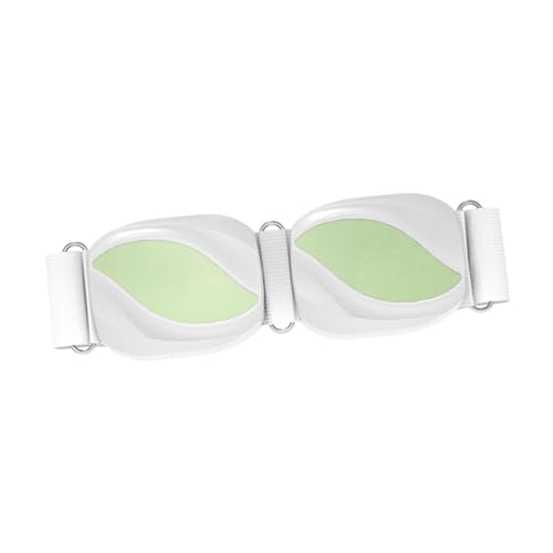 Oshhni Cinturón de Adelgazamiento inalámbrico masajeador Abdominal Dispositivo Ajuste de Fitness ajustando el cinturón Forma del Cuerpo para la Sala de Estar, Blanco Verde