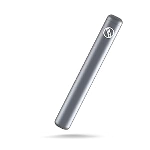 RAW – ESD Metal Cigarette Holder Tube | Gray | Fits King Size and 1-1/4 Cones – Contains Smells – Waterproof – Modern