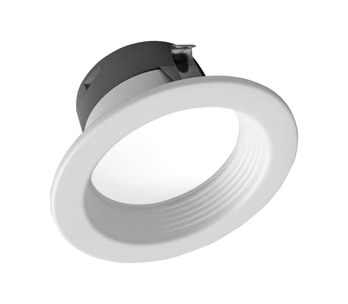 Image of DLR4(v6) 4-inch White Selectable Recessed LED Downlight with Baffle (DLR4607120SWHBF)