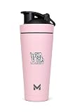 Marvin Termo 600 ml Acero Inoxidable Rosa con Tapa Deportiva, Botella Térmica...