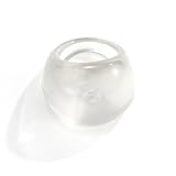 Rrdaily Cute Resin Ring for Women, Chunky Acrylic Plastic Rings Simple Aesthetic Jewelry Christmas Birthday Gifts (Transparent)