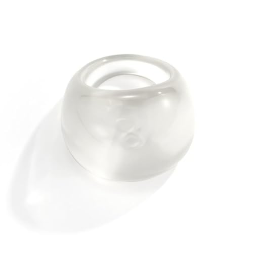 Grosse bague en résine acrylique pour femme - Style Y2K - Bagues colorées en plastique - Phalange...