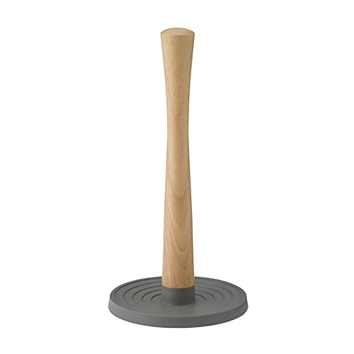 Küchenrollenhalter 1 stück mode dauerhaft hölzerne desktop toilette rolle papierhalter gewebe lagerständer vertikale küchenserviette shelf Wohnkultur Papierrollenhalter/Rollenhalter ( Color : C )