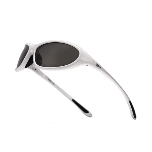 TIJN Sports Sunglasses for Men Women UV400 Wraparound Cycling Running Golf Motorcycle Glasses Wide Fit Outdoor Shades Vanta