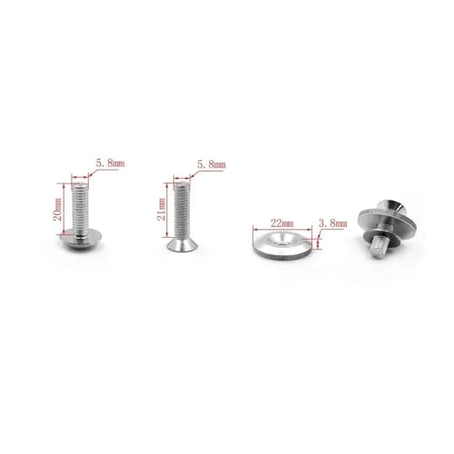 Kit tornillos carenado aluminio para eliminar vibraciones en R1 4
