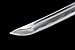 MAKOTO Handmade Shirasaya Samurai Katana Sharp Sword Burgundy Red