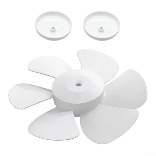 Ventilador de PVC con diseño de orificio en D para sistemas de escape, incluye 2 tapas, construcción robusta para una óptima circulación del aire en salas de estar y talleres de 10 pulgadas