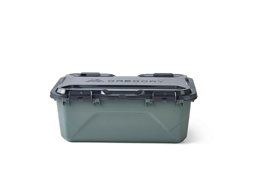 Gregory Alpaca 45L Waterproof Gear Organization/Camping Gear Box with Transparent Removable Lid Nomad Green