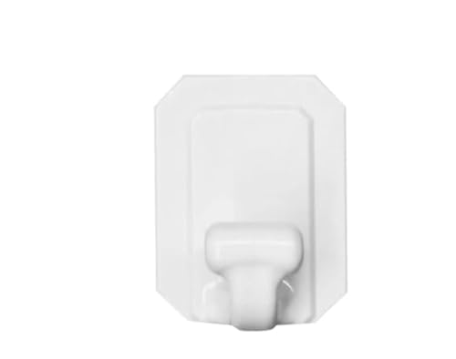 Saraoriginalshop Gancio Adesivo Grande a Parete per Bagno Cucina Ufficio Impermeabile Autoadesivo Appendiabiti Asciugamani Disponibili in 2 Colori (Bianco)