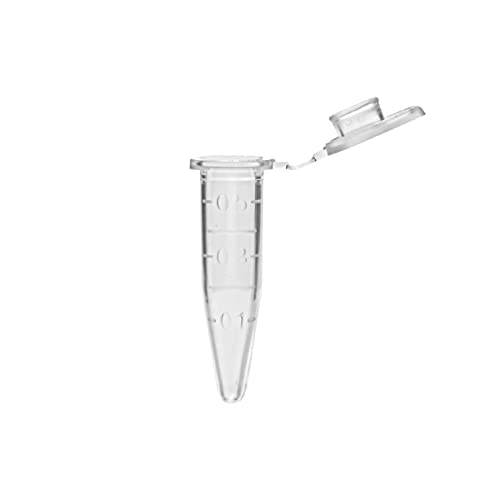 Pekybio PK00123 0.5Ml Micro Centrifuge Tubes With Snap Cap Polypropylene Graduated Microcentrifuge Tubes Clear Plastic Test Tube For Lab cover
