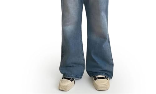 Men's Solid-Color Minimalist Jeans, Everyday Casual and Fashionable Straight-Leg Trousers2