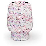 Carseat Cover for Girls - Includes Car Seat Strap Covers - Watercolor Floral - Kiddo Kind