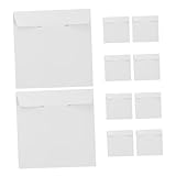 AUTSUPPL 10-Pack White Cardboard CD/DVD Mailer Envelopes Secure Storage for Discs Slim Design for Easy...