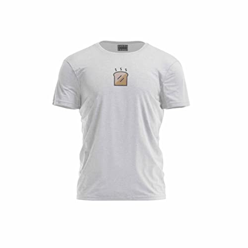 T-Shirt Coton Homme Gris avec Imprimé Numérique Premium