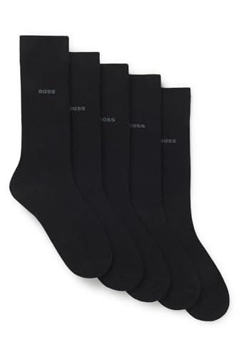 BOSS Lot de 5 paires de chaussettes pour homme - Couleur unie CC - Taille 43-46