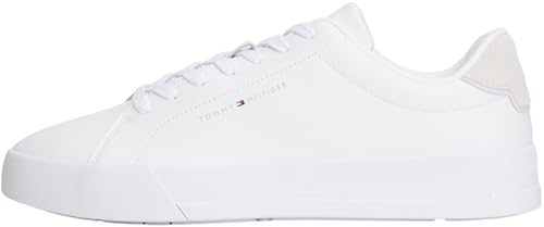 Tommy Hilfiger Men's TH Court CORE FM0FM05904YBS008 Low Top, White, 47