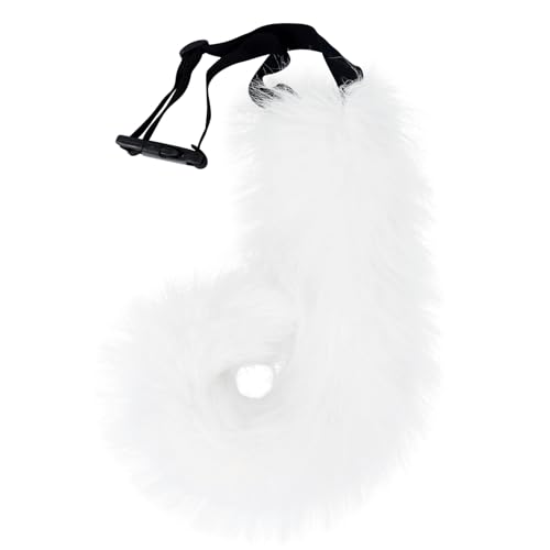 HAOAN Adults 26 Inch Wolf Tail Soft Long Fur Cat Fox Costume Tail for Halloween Party Costume product thumbnail 15