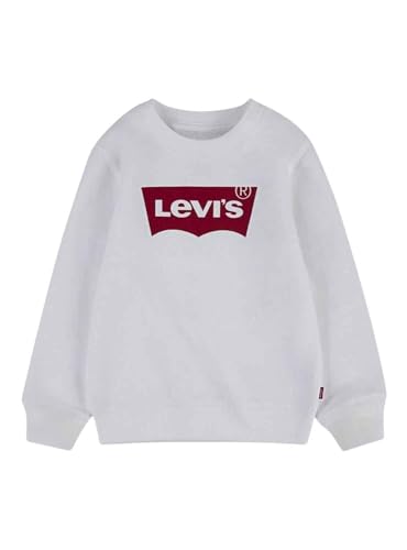 Levi's Lvb Batwing Crewneck Sudadera, Marshmallow, 10 años para Niños