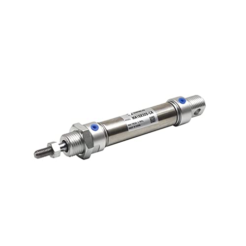 Cylindre pneumatique MAC40 rond en acier inoxydable pour automatisme - 2