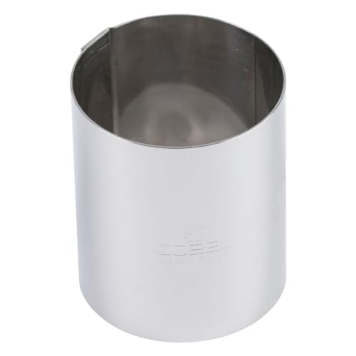 Gobel - Cercle à Pâtisserie en INOX Ø 20 cm - Cercle à Vacherin en INOX - Hauteur 6 cm - Démoulage Rapide et Parfait - Qualité Supérieure - Fabriqué en France
