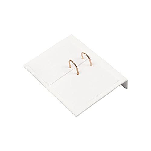 Accessoires de bureau en cuir blanc pour organiser un espace épuré - 7