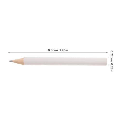 Healeved 50pcs Pre-sharpened Mini Golf Pencils White Short Wooden Lead Pencils Individually Wrapped Compact Design for Golf Bag Side Pocket and Score Card Holder for Tournaments - Image 9