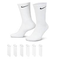 NIKE 6 X Socken 2 X 3er Pack SX7664, Farbe:Weiß, Größe:L = 42-46 – Ansicht 3